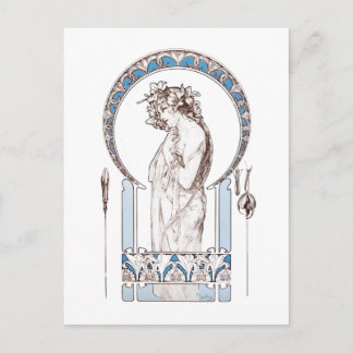 Alphonse Mucha - cartões de Decoratifs dos