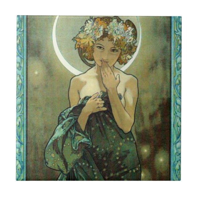 Alphonse Mucha Clair De Lune Telhar (Frente)