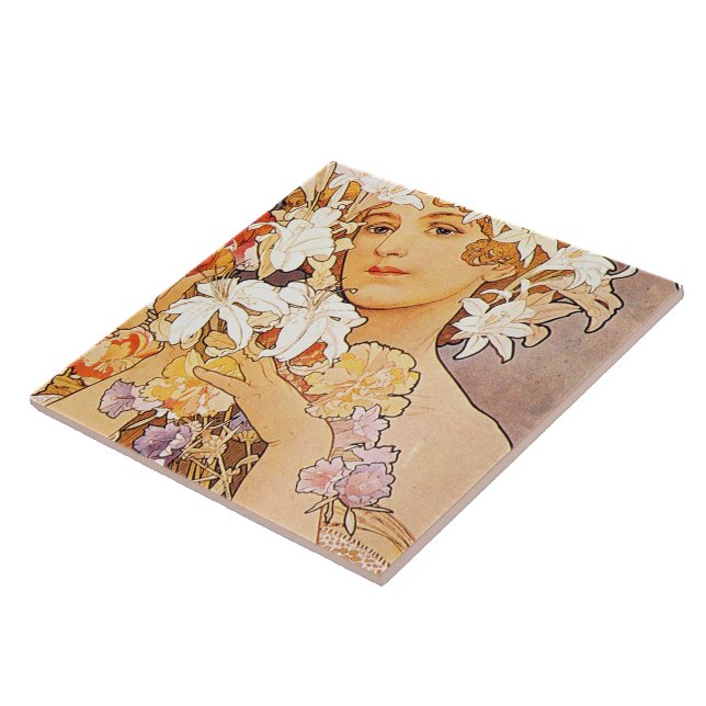 Alphonse Mucha Flower (Lateral)