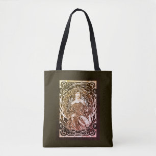 Alphonse Mucha Girl Art Nouveau Bolsa