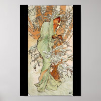Alphonse Mucha - Impressão de inverno