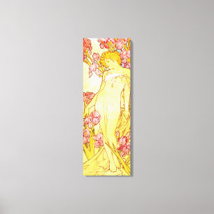 Alphonse Mucha Iris Canvas