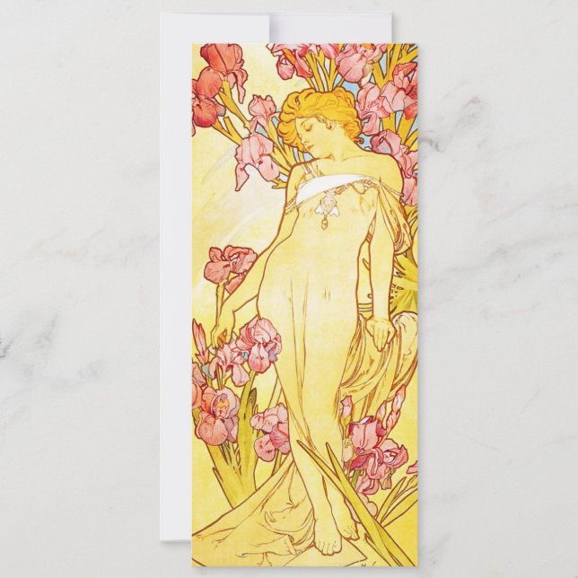Alphonse Mucha Iris Convites (Frente)