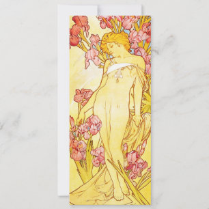 Alphonse Mucha Iris Convites