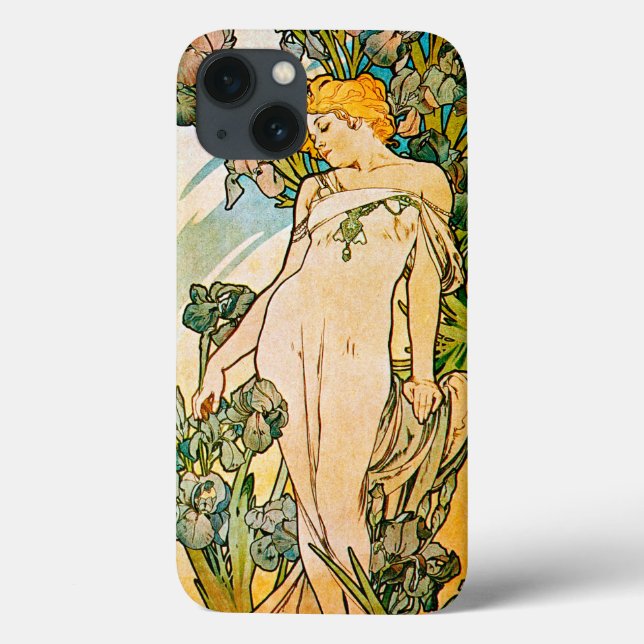 Alphonse Mucha - Iris WB (Verso)