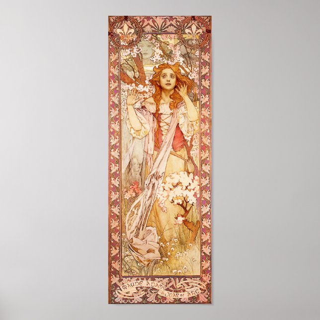 Alphonse Mucha Joan of Arc Poster (Frente)
