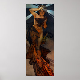 Alphonse Mucha Morning Poster