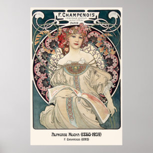 Alphonse Mucha Poster Art Nouveau Gallery Impres