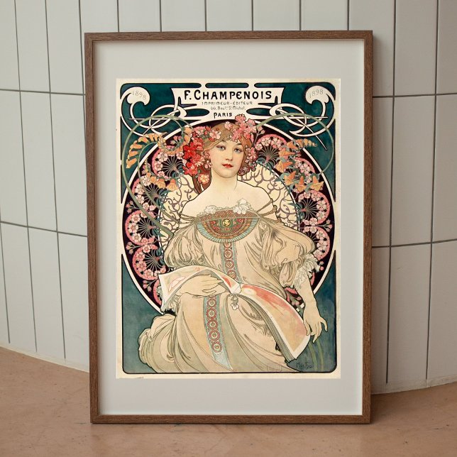 Alphonse Mucha poster vintage de arte (Criador carregado)