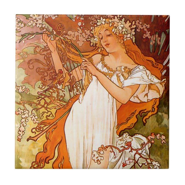 Alphonse Mucha Primavera (Frente)