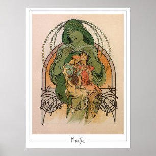 Alphonse Mucha Zedign Art Poster nº 232
