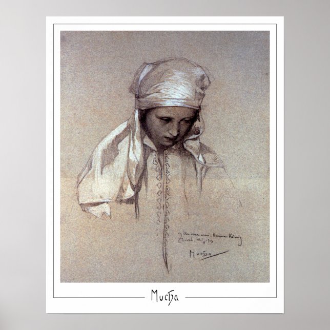 Alphonse Mucha Zedign Art Poster nº 261 (Frente)