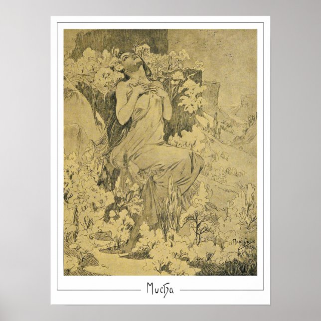 Alphonse Mucha Zedign Art Poster nº 285 (Frente)