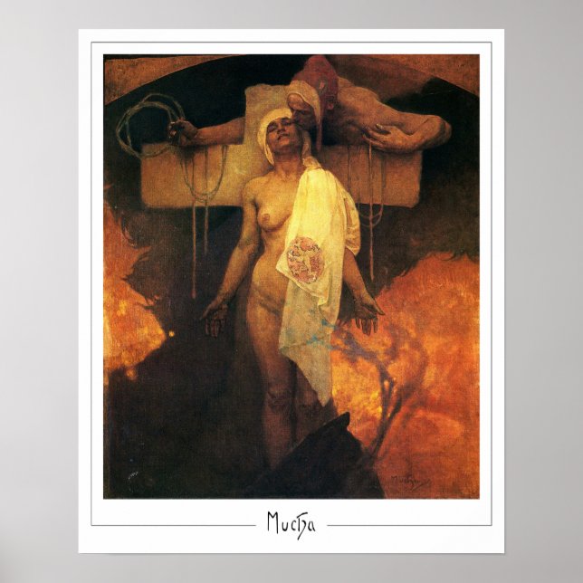 Alphonse Mucha Zedign Art Poster nº 305 (Frente)