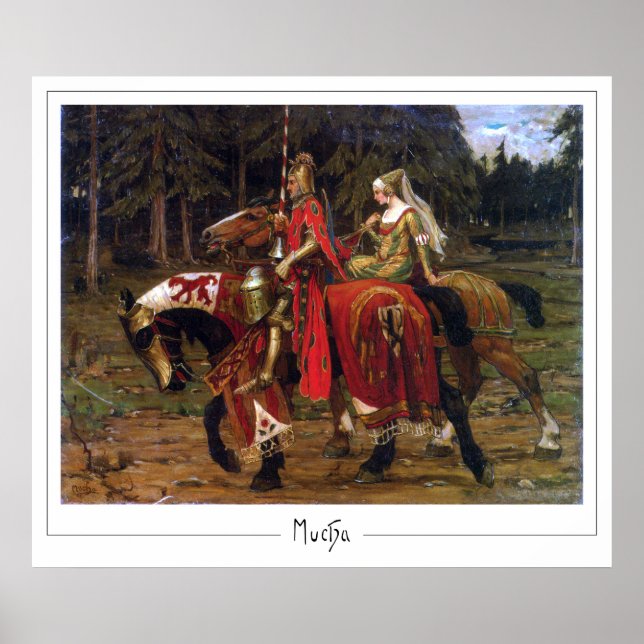 Alphonse Mucha Zedign Art Poster nº 397 (Frente)