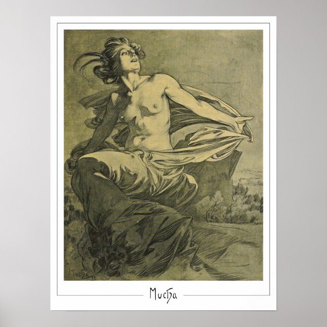 Alphonse Mucha Zedign Art Poster nº 409 (Frente)