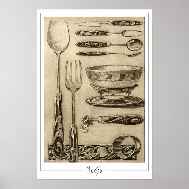 Alphonse Mucha Zedign Art Poster nº 55 (Frente)