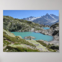 Alps Lac Blanc Poster
