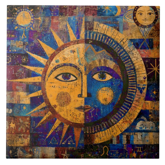 Alquimia Celestial Sol Lua Mística (Frente)