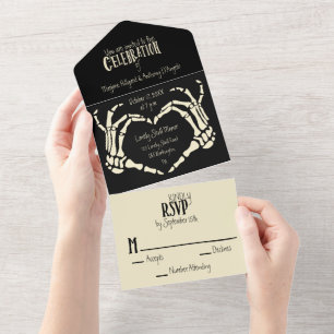 Alt. Coração Forma Esqueleto Mãos Casamento Coraçã