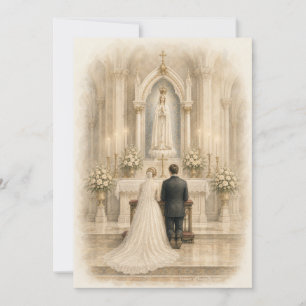 Altar de Casamento de Fátima Devoção Mariana