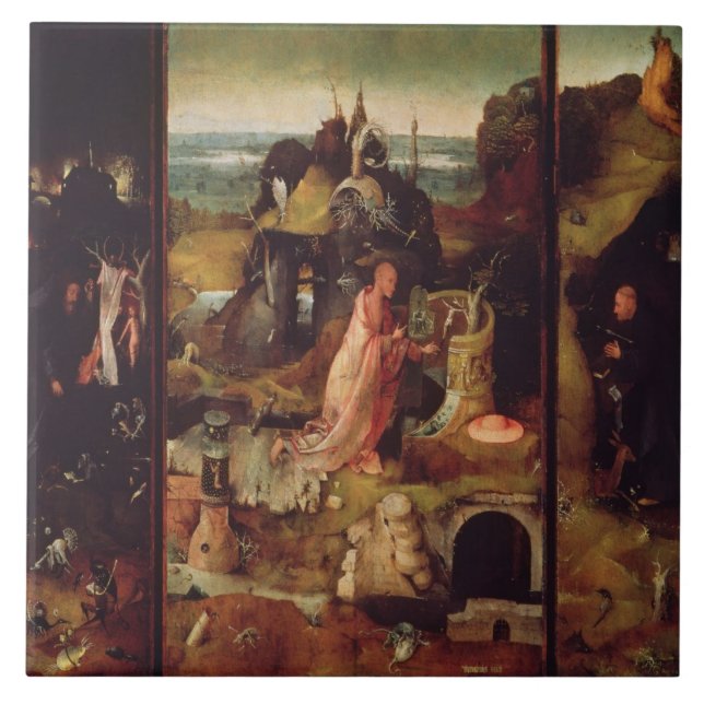 Altarpiece dos eremitas (óleo no painel) (Frente)