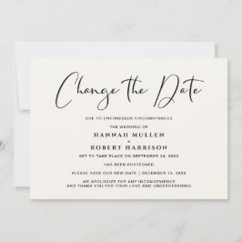 Alteração de Data de Casamento Cartão de Adiçāo Be