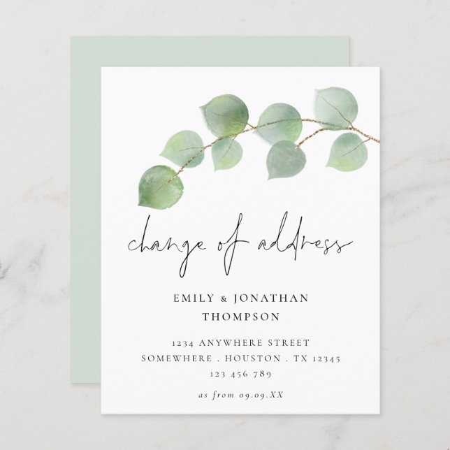 Alteração de Endereço do Script Eucalyptus de Orça (Frente/Verso)