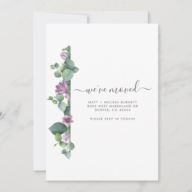 Alteração do Anúncio de Movimentação de Endereço E (Frente)