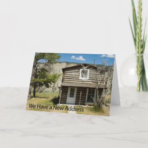 Alteração do cartão de endereço: Log Cabin 2