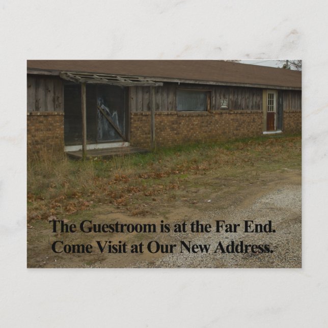 Alteração do Cartão de Endereço: Sala de Visita (Frente)