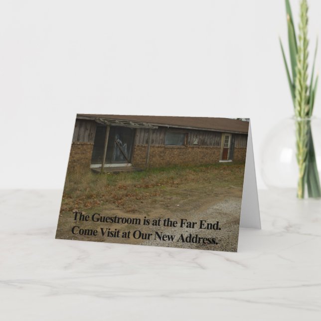 Alteração do Cartão de Endereço: Sala de Visita (Frente)