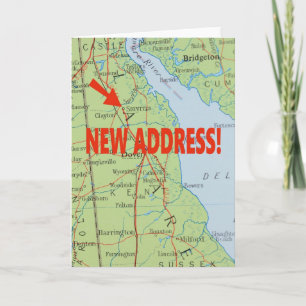 Alteração do cartão de endereço - Smyrna, Delaware