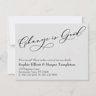 Alteração Elegante é Anúncio de Movimentação de Bo