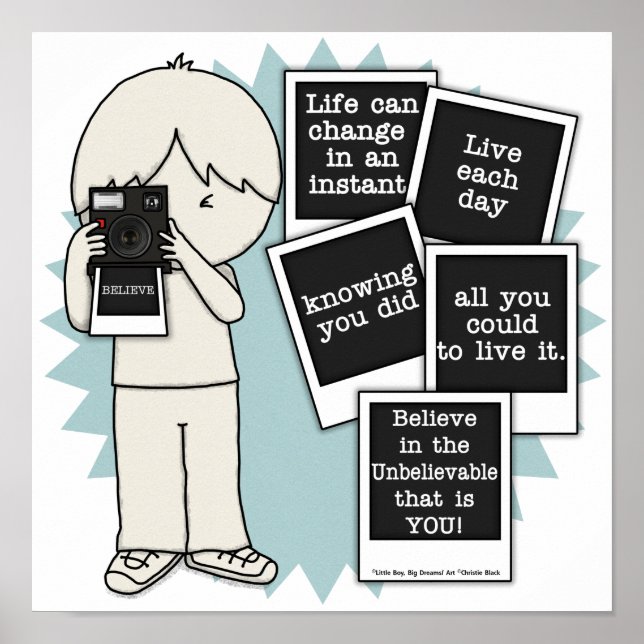 Alteração em um Poster instantâneo (Frente)