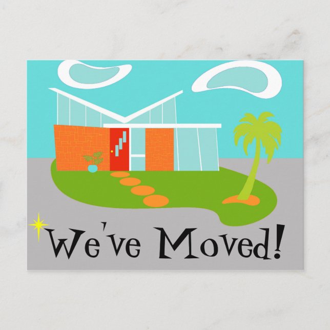 Alteração moderna do cartão postal do meio século (Frente)