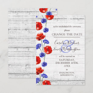 Alterar A Data Do Cartão De Casamento Floral Da P