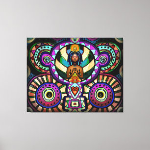 Altere do impressão esticado gratitude das canvas