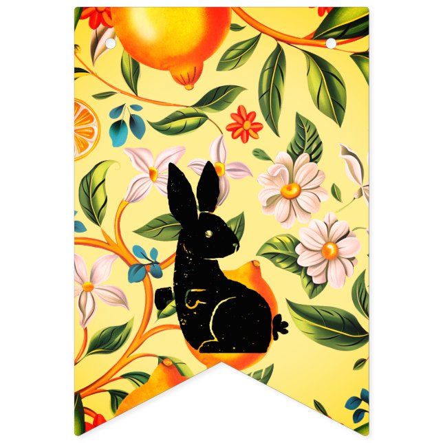 Alternando Laranja & Bandeira de Coelhinhos de Pás (Primeira Bandeira)