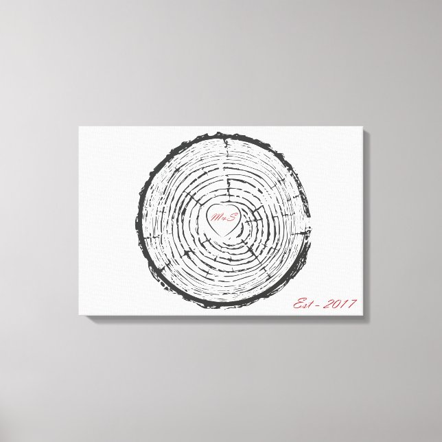 Alternativo do Livro de Convidado - Canvas impress (Frente)