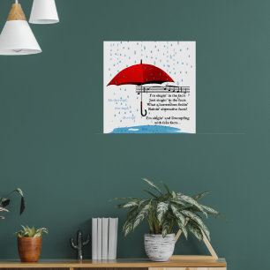 Alternativo em chamas Fatos Valor Papel Poster