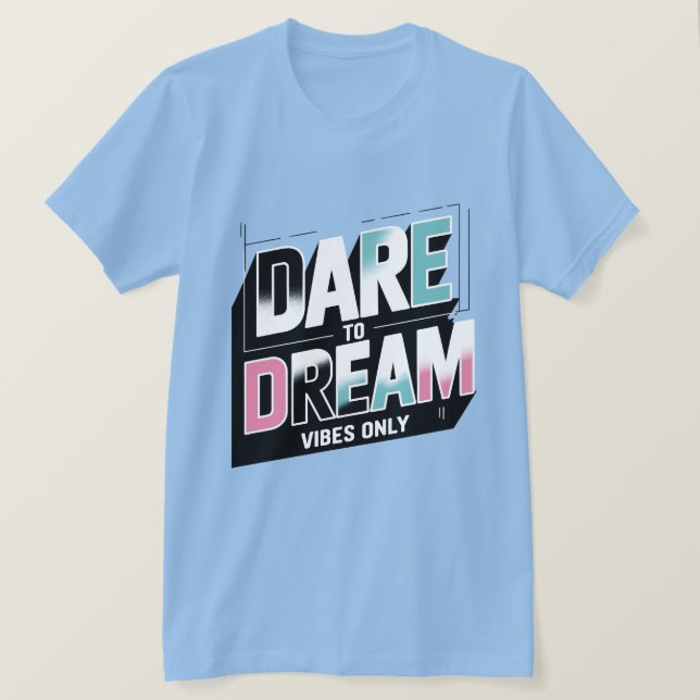 Alto e claro: Camisetas de tipografia em negrito (Frente do Design)