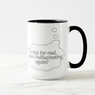 "Alucinar?" caneca personalizada - escolha estilo,