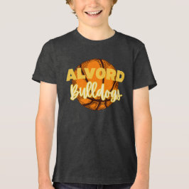 Alvord TX Bulldog T-Shirt de Basquete