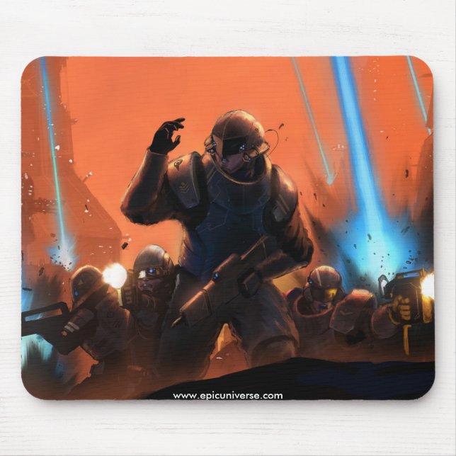 "Alvorecer do destino" Mousepad (Frente)