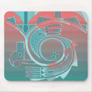Alvorecer Mousepad de turquesa