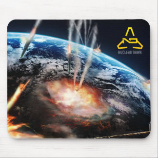 Alvorecer nuclear - terra Mousepad
