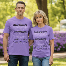 ALZ Purple Alzheimers Disease Awareness Survivors