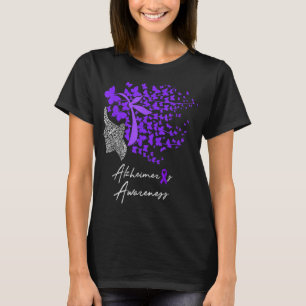 Alzheimer Camisa Alzheimer Bumbum roxo