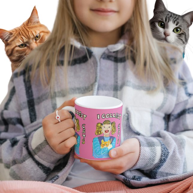 Ama de gato dono de presentes de gatos novo caneca (Criador carregado)